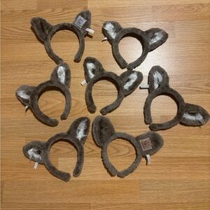 Bundle of 7 wolf ears never worn